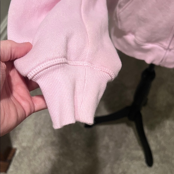 PINK Victoria's Secret Soft Pink Zip-Up Hoodie - Picture 6 of 10
